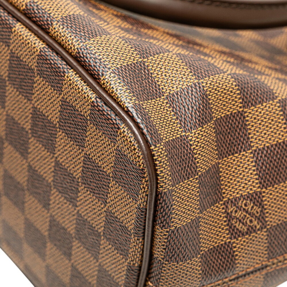 LOUIS VUITTON Authentic Brown Damier Leather Tote Bag - Picture 5 of 11